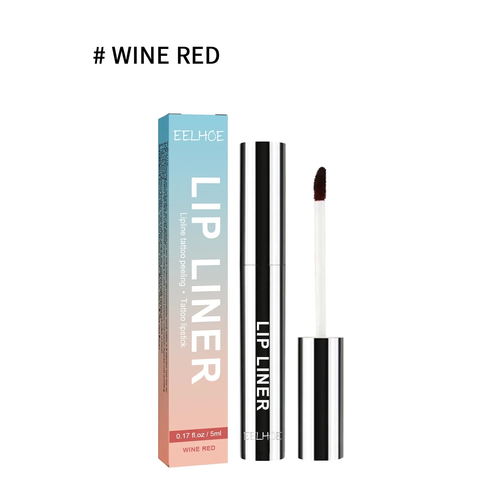 3 Colors Peel off Lip Liner Tattoo Waterproof Long Lasting Matte Non-Stick Cup Lip Tint Sexy Red Contour Lips Make up Cosmetics